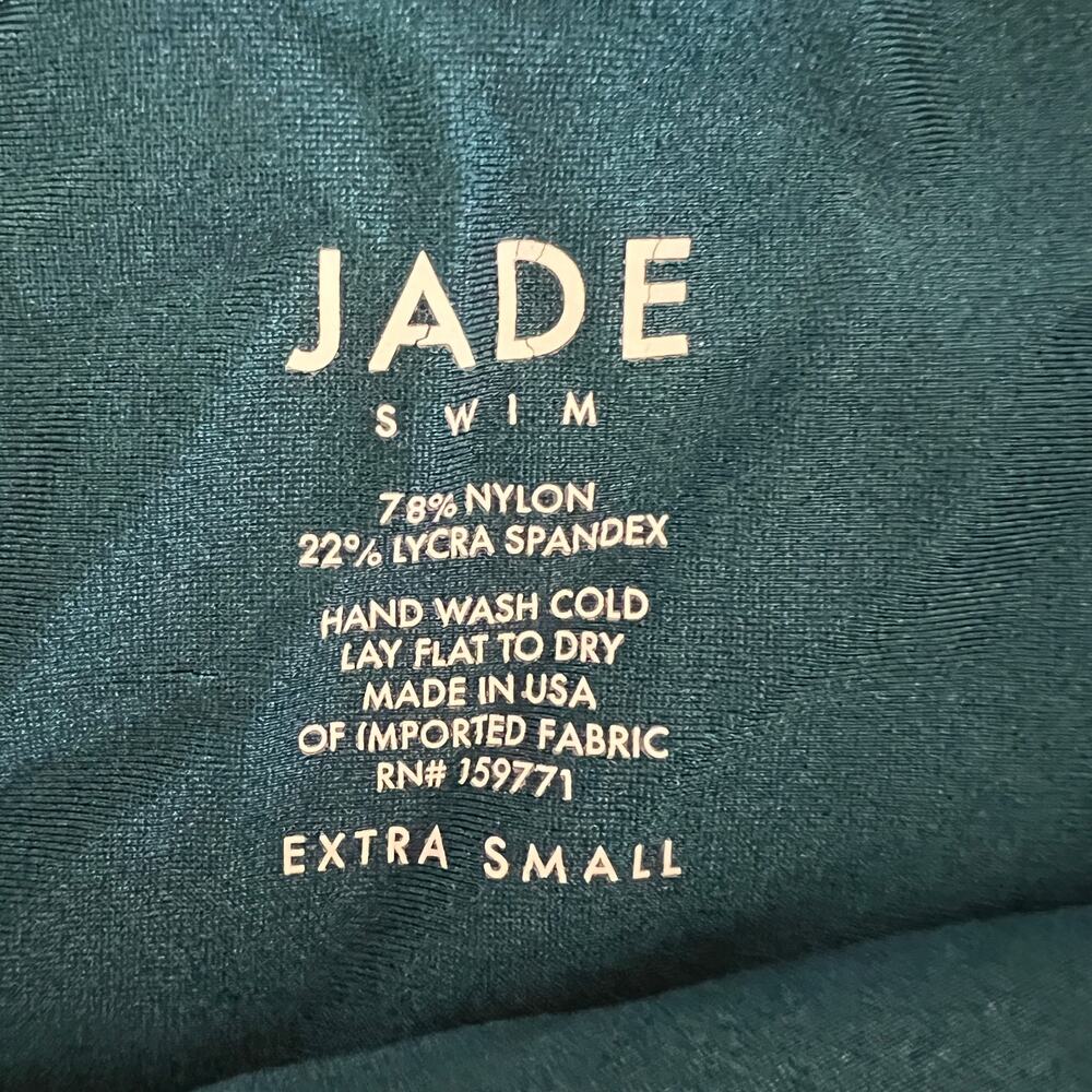 JADE SWIM Incline Bikini Bottom in Teal Sheen NWOT XS - Picture 6 of 6